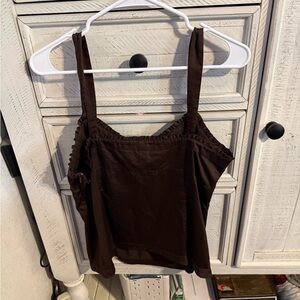 LOFT Dark Brown Camisole Top
